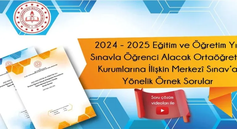 2025-LGS'ye yönelik örnek sorular yayımlandı