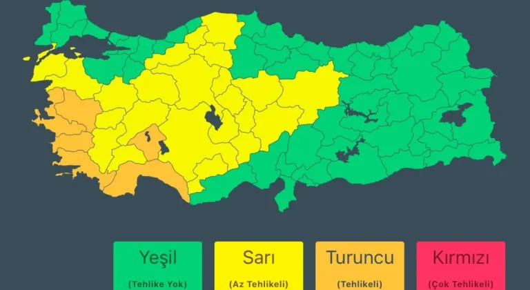 AFAD'dan sağanak ve fırtına uyarısı