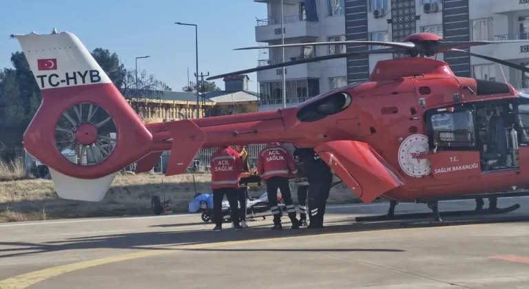 Ambulans helikopter, lösemi hastası için havalandı