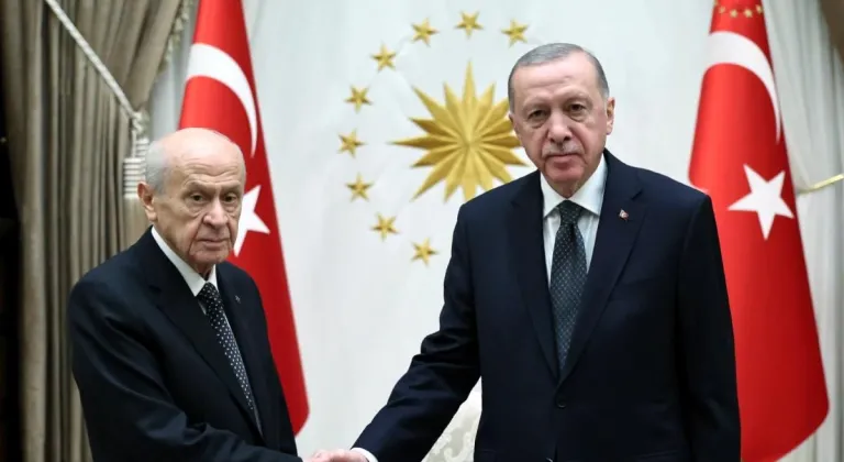 Cumhurbaşkanı Erdoğan, Bahçeli'yi kabul etti