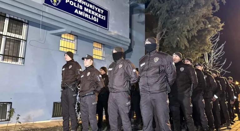 Edirne'de 'Gece Kartalları', devriyelerine Emniyet Müdürü ile birlikte başladı