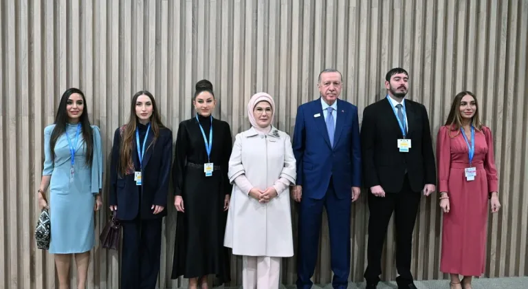 Emine Erdoğan, Azerbaycan, Kırgızistan ve Özbekistan liderlerinin eşleriyle görüştü