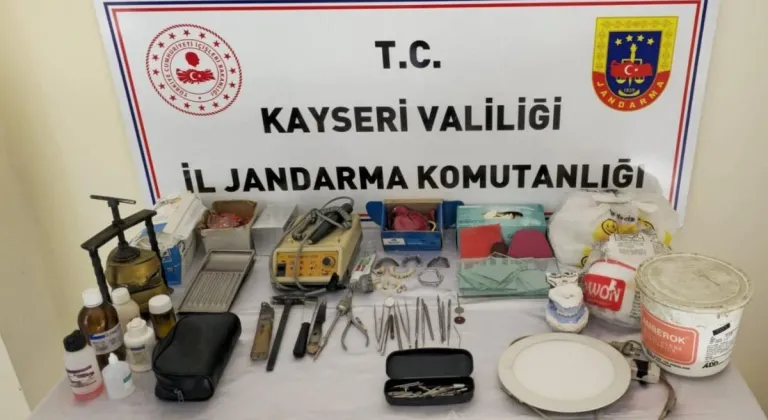 Kayseri'de sahte diş hekimi gözaltına alındı