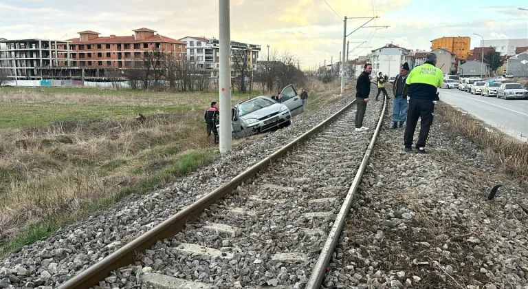 Polisten kaçan alkollü sürücü otomobille takla attı