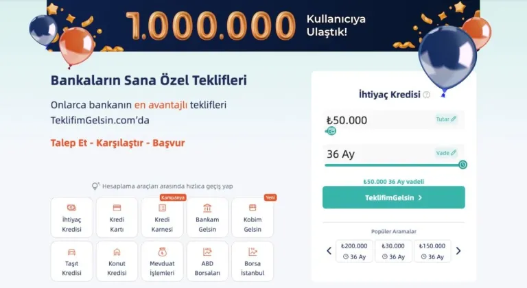 TeklifimGelsin 2024'te 1 milyon üyeye ulaştığını duyurdu