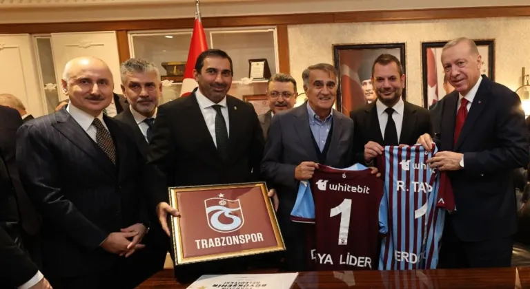 Trabzonspor’dan Cumhurbaşkanı Erdoğan’a teşekkür