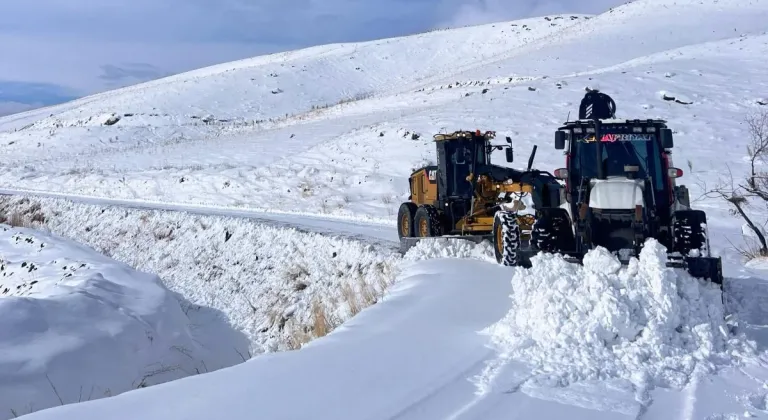 Van'da kar nedeniyle 420 mahalle ve mezra yolu ulaşıma kapandı (2)